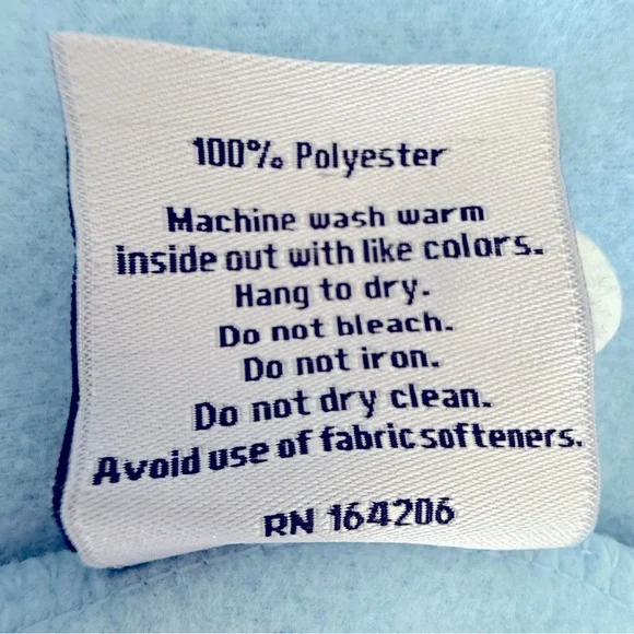 Dudley Stephens Marielle Mock Neck Tunic Ice Blue Vello Fleece Small NWT - Picture 7 of 10